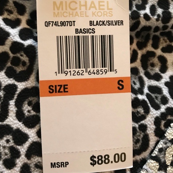 Michael Kors snow leopard blouse - Picture 6 of 8